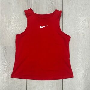Nike Girls Red Tank Top